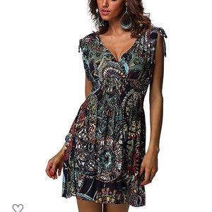 Sleeveless slinky dress